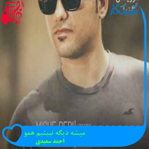 آهنگ میشه دیگه نبینیم همو از احمد سعیدی + متن ترانه