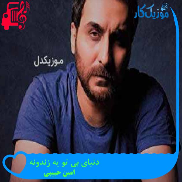 آهنگ دنیای بی تو یه زندونه از امین حبیبی + متن ترانه