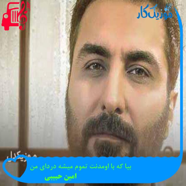 آهنگ بیا که با اومدنت تموم میشه دردای من از امین حبیبی + متن ترانه