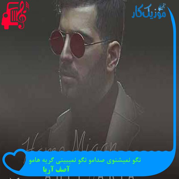 آهنگ نگو نمیشنوی صدامو نگو نمیبینی گریه هامو از آصف آریا + متن ترانه آهنگ نگو نمیشنوی صدامو نگو نمیبینی گریه هامو از آصف آریا + متن ترانه
