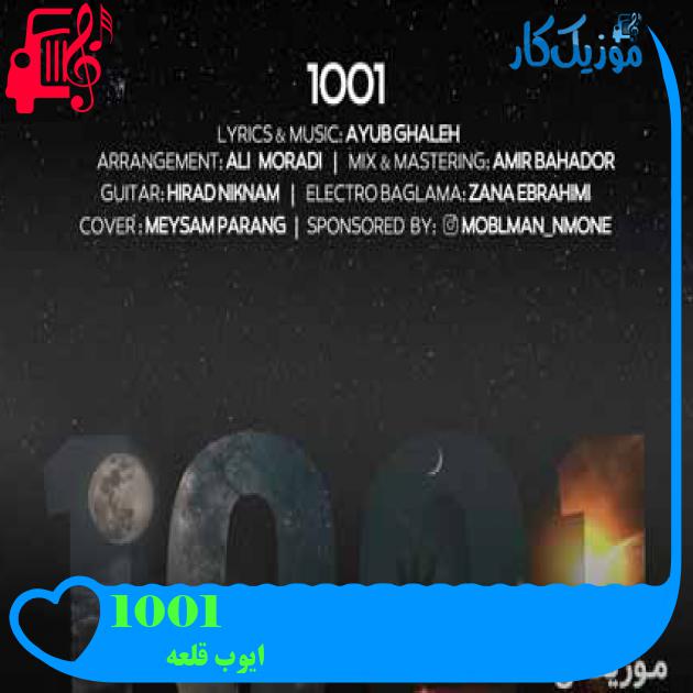 آهنگ 1001 از ایوب قلعه + متن ترانه آهنگ 1001 از ایوب قلعه + متن ترانه