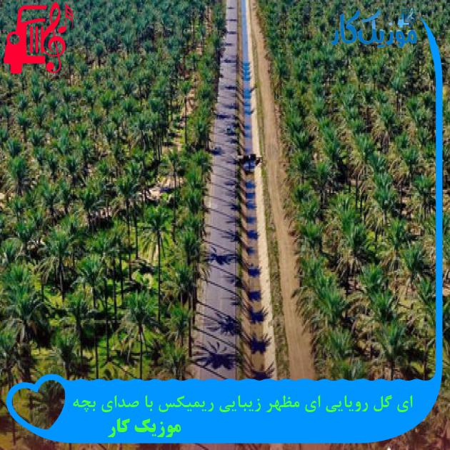 آهنگ ای گل رویایی ای مظهر زیبایی ریمیکس با صدای بچه از موزیک کار