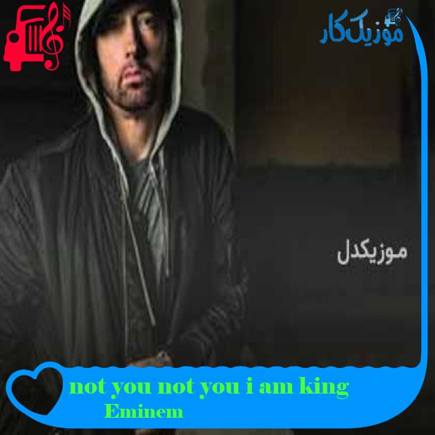 آهنگ not you not you i am king از Eminem + متن ترانه آهنگ not you not you i am king از Eminem + متن ترانه