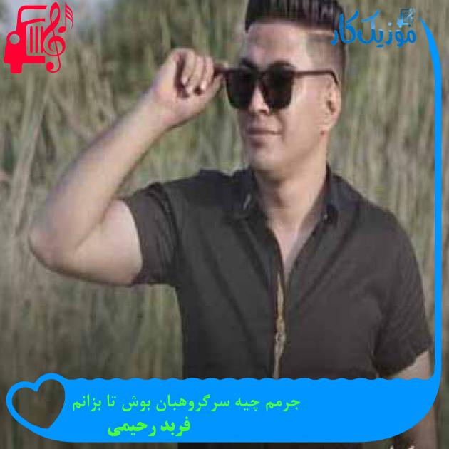 آهنگ جرمم چیه سرگروهبان بوش تا بزانم از فربد رحیمی + متن ترانه