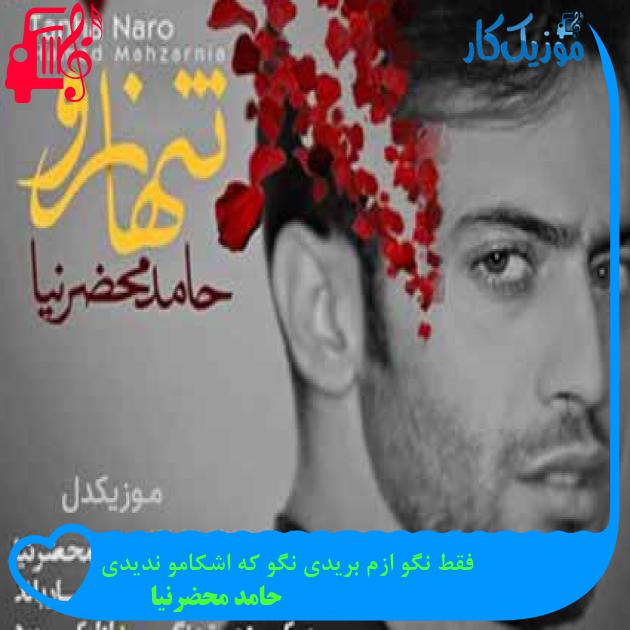 آهنگ فقط نگو ازم بریدی نگو که اشکامو ندیدی از حامد محضرنیا + متن ترانه آهنگ فقط نگو ازم بریدی نگو که اشکامو ندیدی از حامد محضرنیا + متن ترانه
