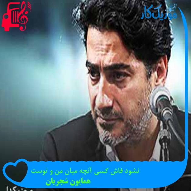 آهنگ نشود فاش کسی آنچه ميان من و توست از همایون شجریان + متن ترانه آهنگ نشود فاش کسی آنچه ميان من و توست از همایون شجریان + متن ترانه