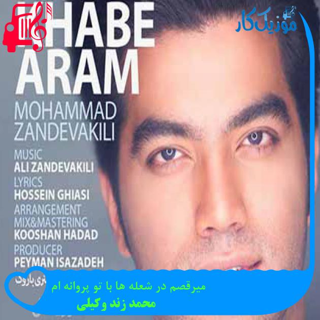 آهنگ میرقصم در شعله ها با تو پروانه ام از محمد زند وکیلی + متن ترانه آهنگ میرقصم در شعله ها با تو پروانه ام از محمد زند وکیلی + متن ترانه
