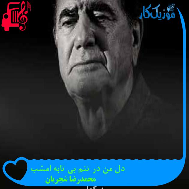آهنگ دل من در تنم بی تابه امشب از محمدرضا شجریان + متن ترانه