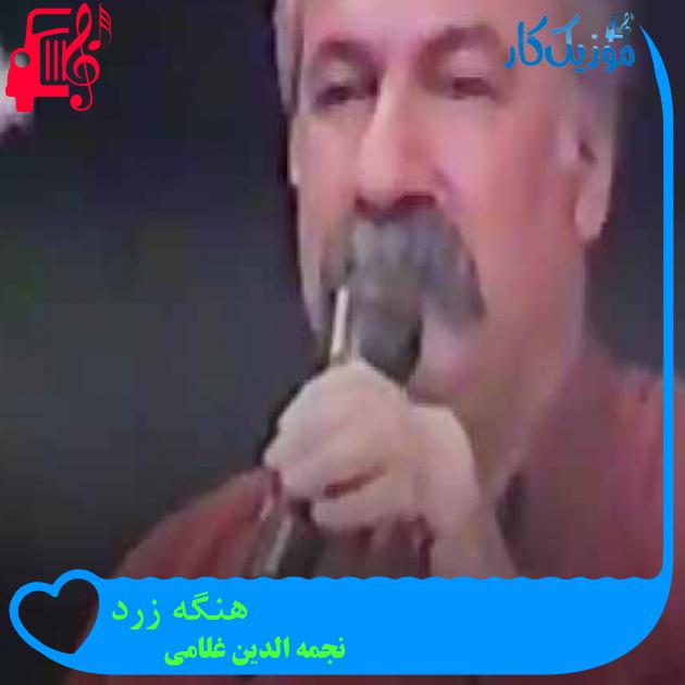 آهنگ هنگه زرد از نجمه الدین غلامی + متن ترانه