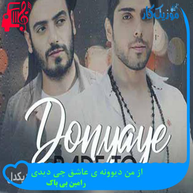 آهنگ از من دیوونه ی عاشق چی دیدی از رامین بی باک + متن ترانه آهنگ از من دیوونه ی عاشق چی دیدی از رامین بی باک + متن ترانه