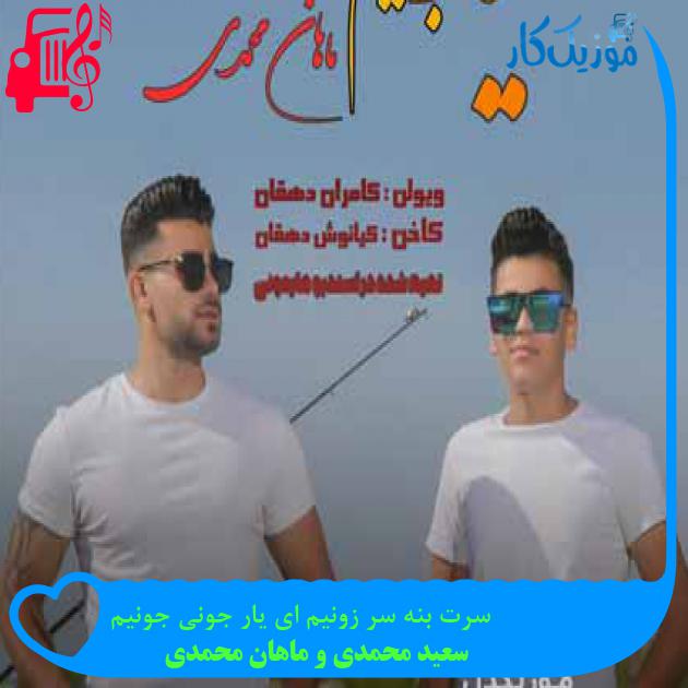 آهنگ سرت بنه سر زونیم ای یار جونی جونیم از سعید محمدی و ماهان محمدی + متن ترانه