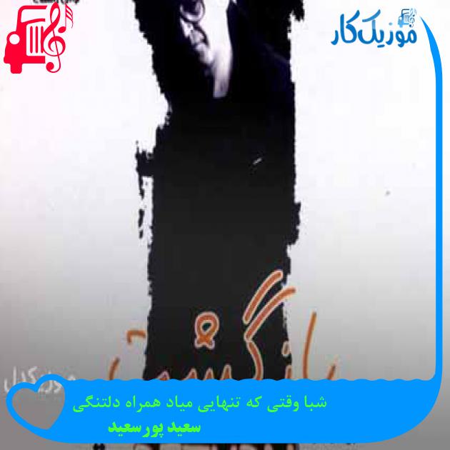 آهنگ شبا وقتی که تنهایی میاد همراه دلتنگی از سعید پورسعید + متن ترانه آهنگ شبا وقتی که تنهایی میاد همراه دلتنگی از سعید پورسعید + متن ترانه