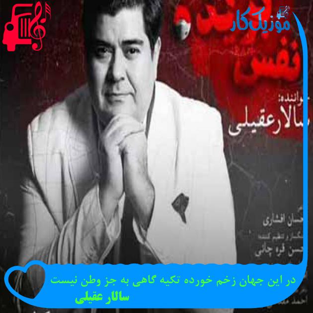 آهنگ در این جهان زخم خورده تکیه گاهی به جز وطن نیست از سالار عقیلی + متن ترانه آهنگ در این جهان زخم خورده تکیه گاهی به جز وطن نیست از سالار عقیلی + متن ترانه