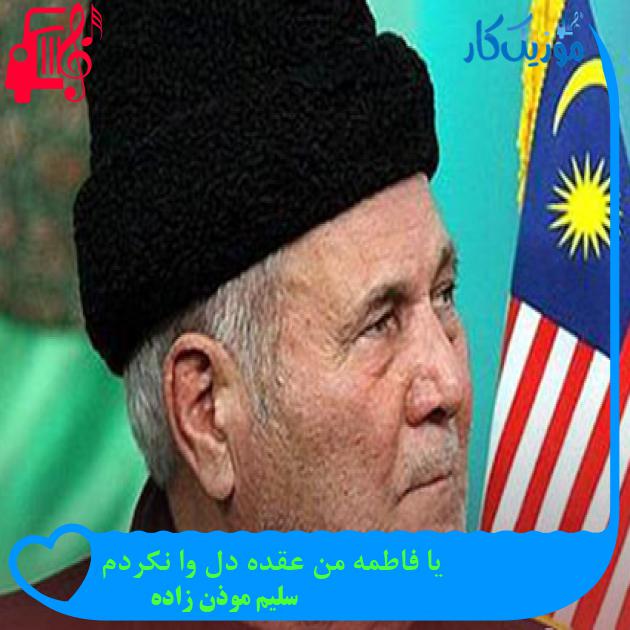 آهنگ یا فاطمه من عقده دل وا نکردم از سلیم موذن زاده + متن ترانه آهنگ یا فاطمه من عقده دل وا نکردم از سلیم موذن زاده + متن ترانه