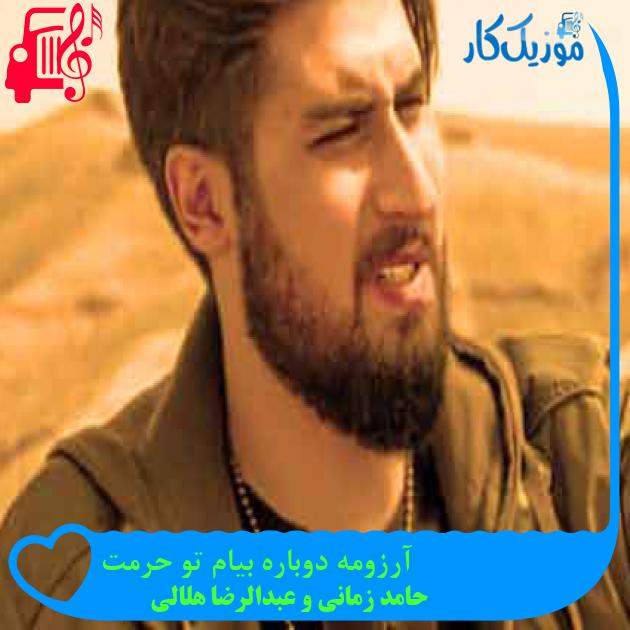 آهنگ آرزومه دوباره بیام تو حرمت از حامد زمانی و عبدالرضا هلالی + متن ترانه