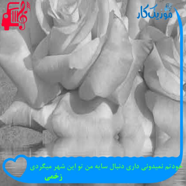 آهنگ خودتم نمیدونی داری دنبال سایه من تو این شهر میگردی از زخمی + متن ترانه