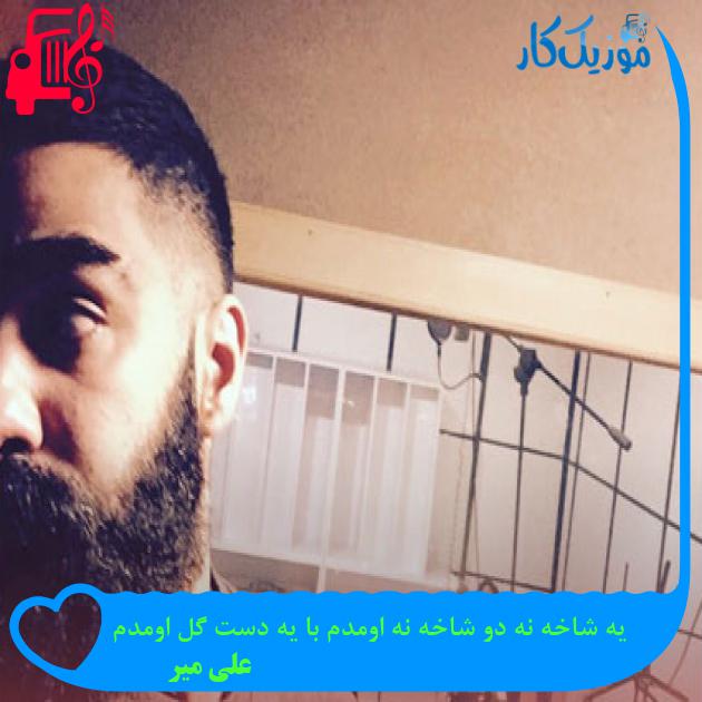 آهنگ یه شاخه نه دو شاخه نه اومدم با یه دست گل اومدم از علی میر آهنگ یه شاخه نه دو شاخه نه اومدم با یه دست گل اومدم از علی میر