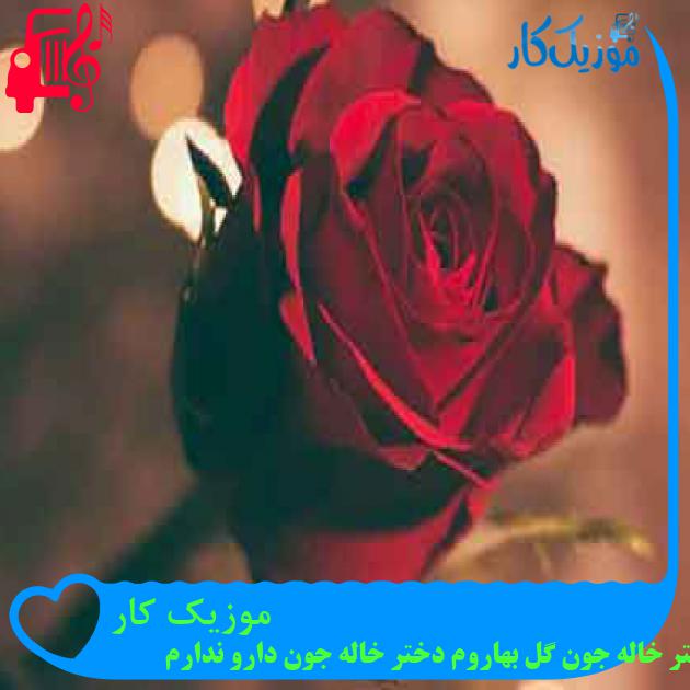 آهنگ موزیک کار از دختر خاله جون گل بهاروم دختر خاله جون دارو ندارم + متن ترانه