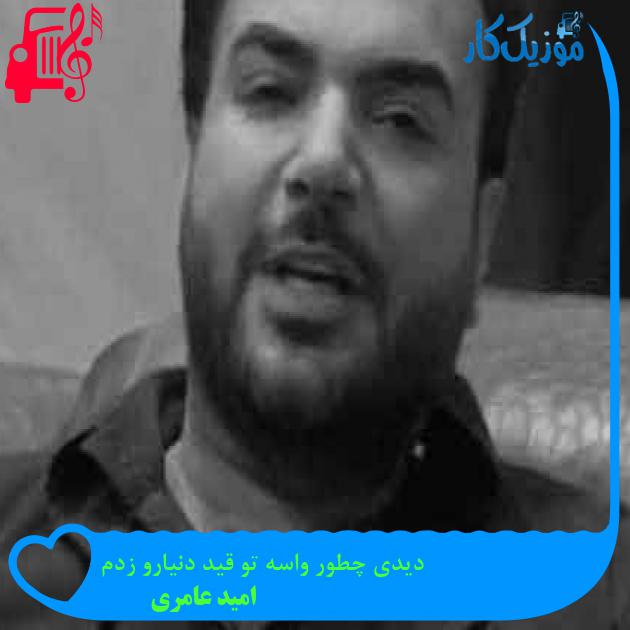 آهنگ دیدی چطور واسه تو قید دنیارو زدم از امید عامری + متن ترانه آهنگ دیدی چطور واسه تو قید دنیارو زدم از امید عامری + متن ترانه