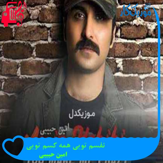 آهنگ نفسم تویی همه کسم تویی از امین حبیبی + متن ترانه