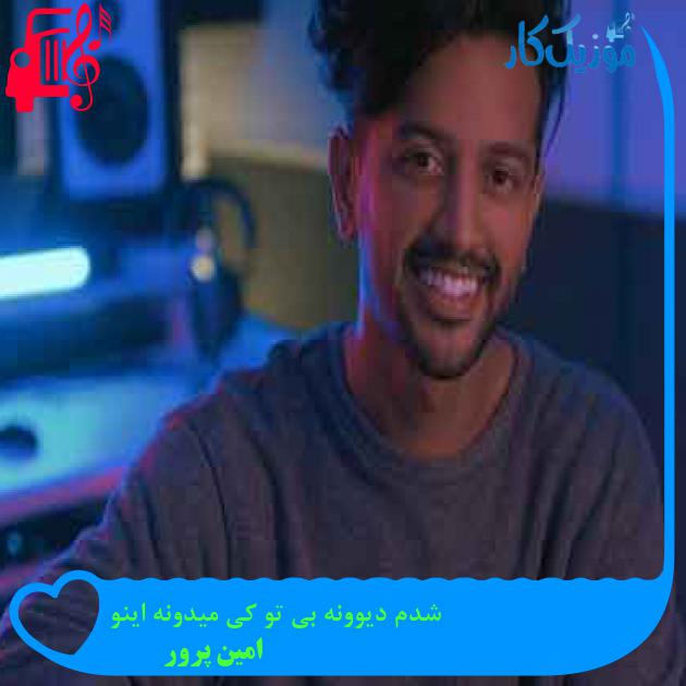 آهنگ شدم دیوونه بی تو کی میدونه اینو از امین پرور + متن ترانه