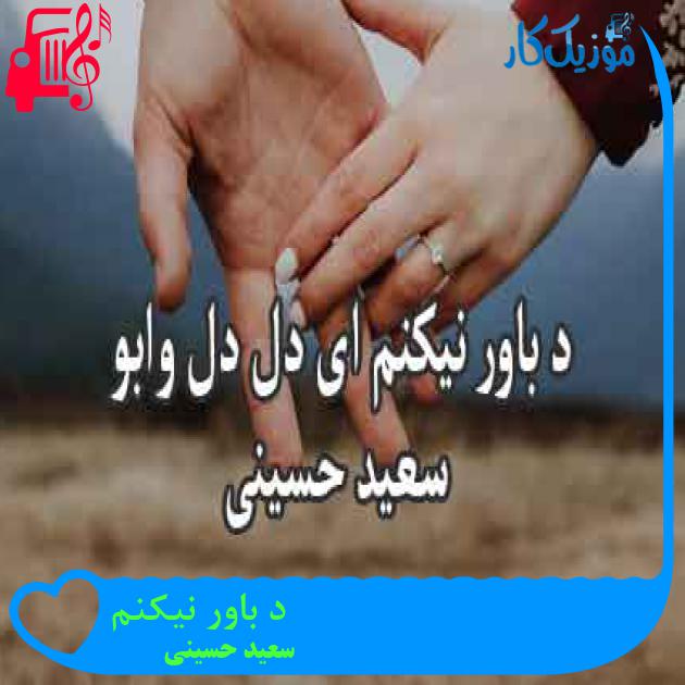 آهنگ د باور نیکنم از سعید حسینی + متن ترانه آهنگ د باور نیکنم از سعید حسینی + متن ترانه