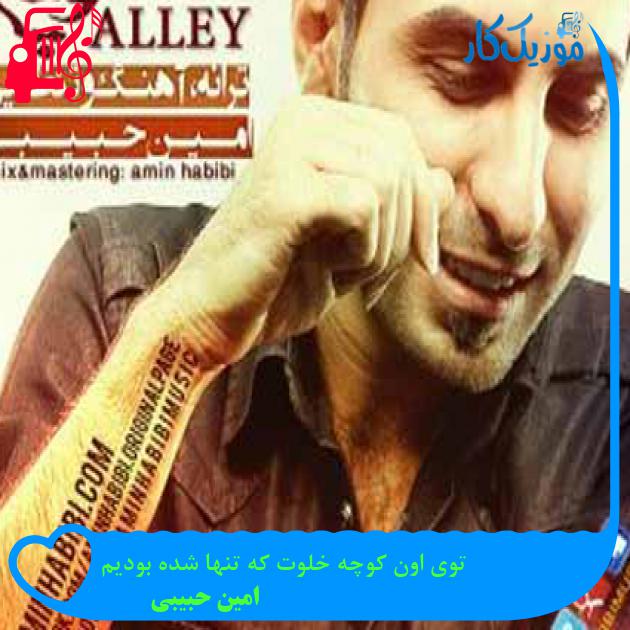 آهنگ توی اون کوچه خلوت که تنها شده بودیم از امین حبیبی + متن ترانه