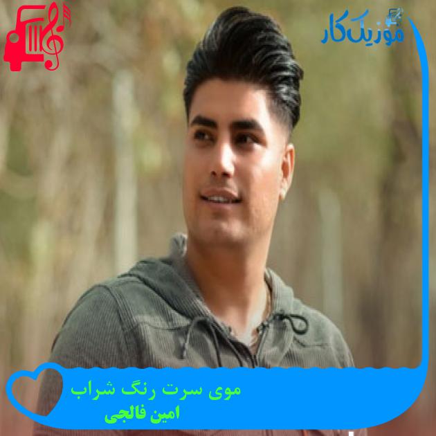 آهنگ موی سرت رنگ شراب از امین فالجی